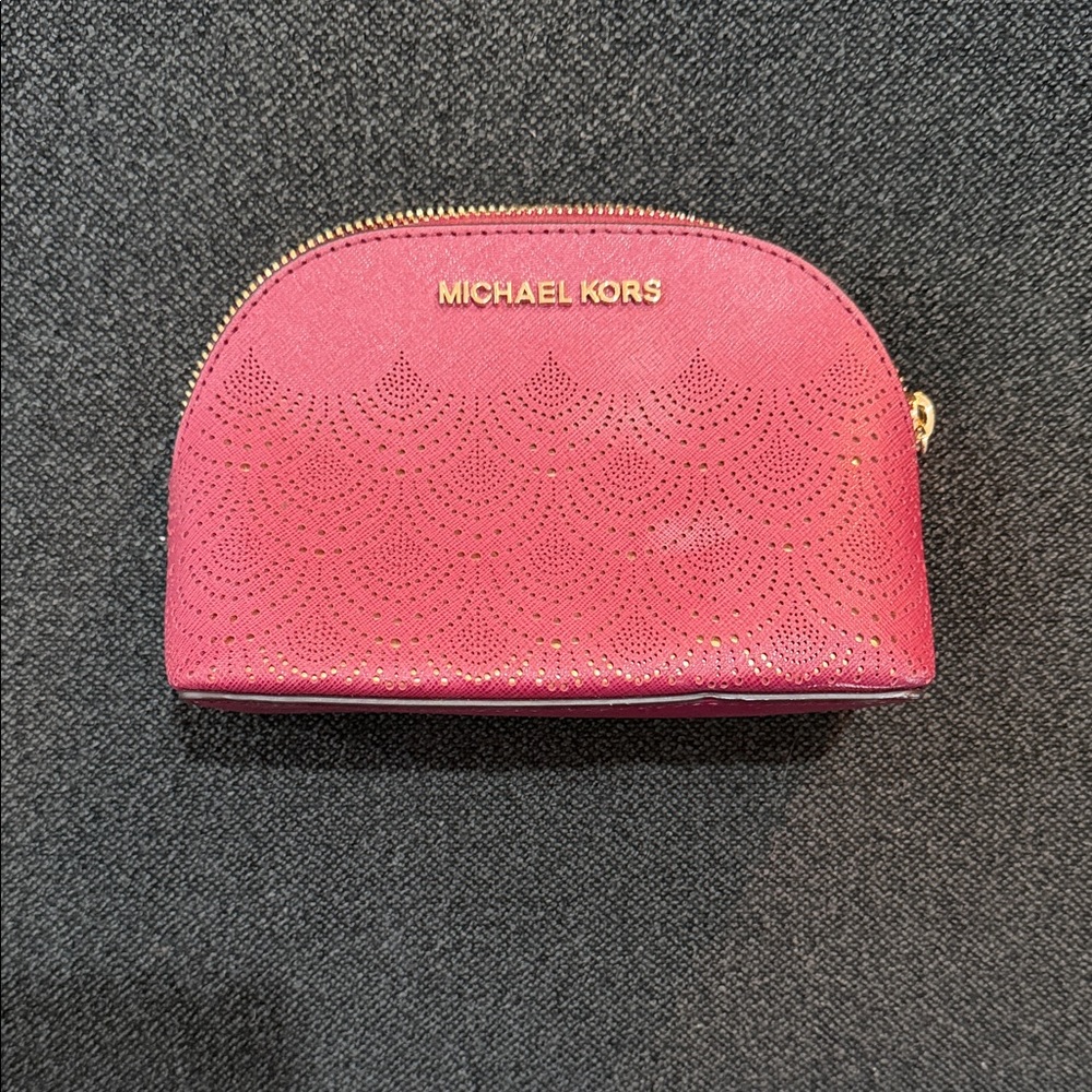 Michael Kors Fuchsia Cosmetic Case